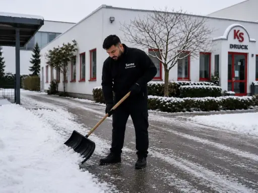 Professionelle Winterdienst - Sonne Baudienstleistung Heppenheim